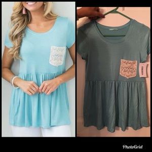 Short sleeve with pocket